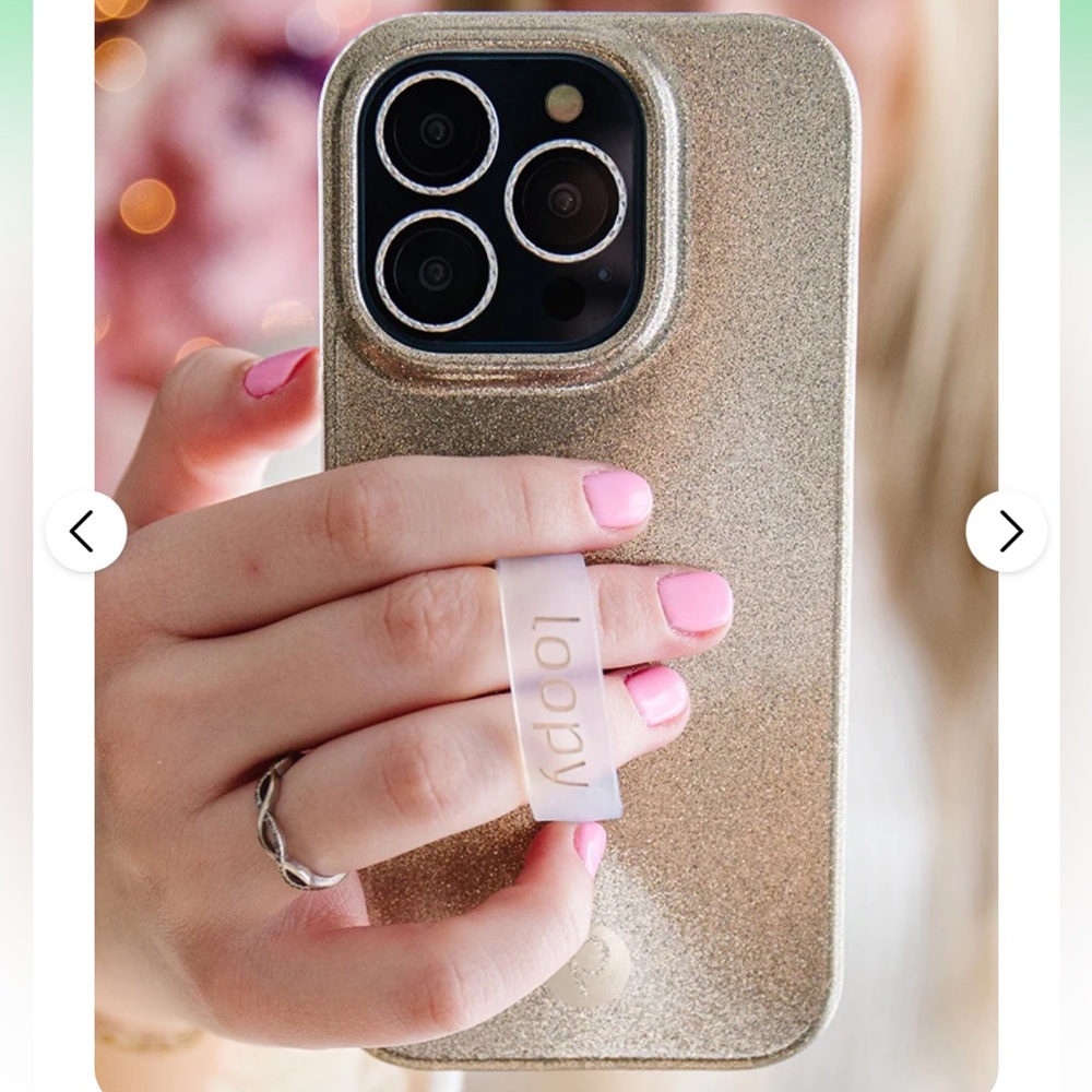 Loopy Case Sparkling Gold Phone Cover